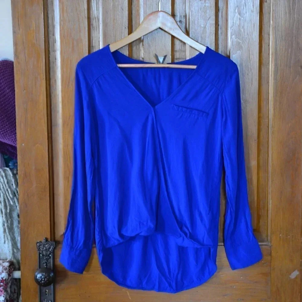 Blue dressy shirt